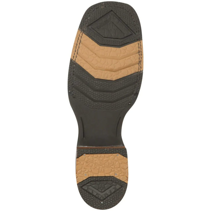 Botines Charros Quincy Punta Cuadrada Suela Hule