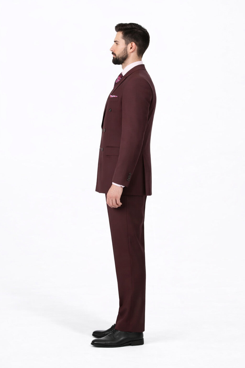 Apollo King Men's 2pc Double Breasted Outlet Suit Pleated Pants