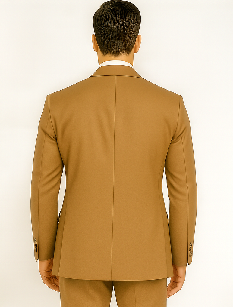 Burgundy Traditional Steve Harvey Style for Men Classic Fit Suit