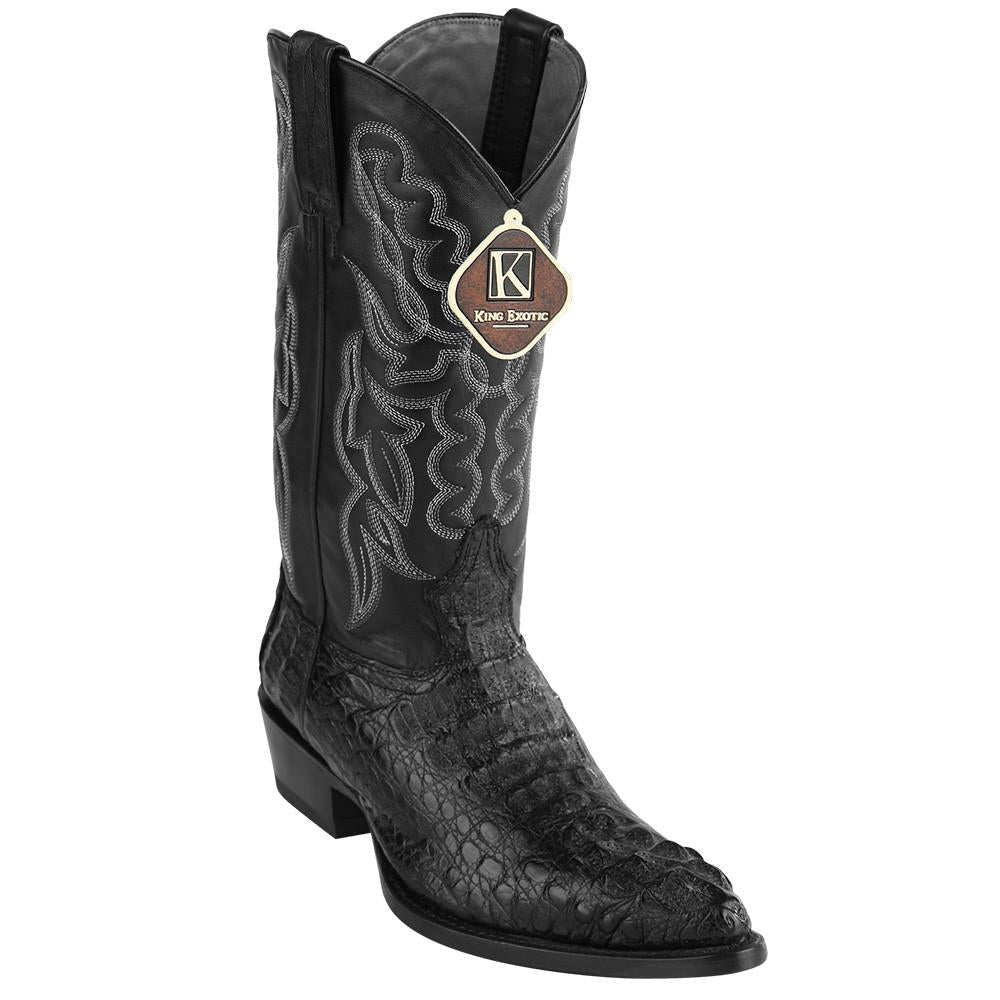 King Exotic Caiman Hornback Cowboy Boot