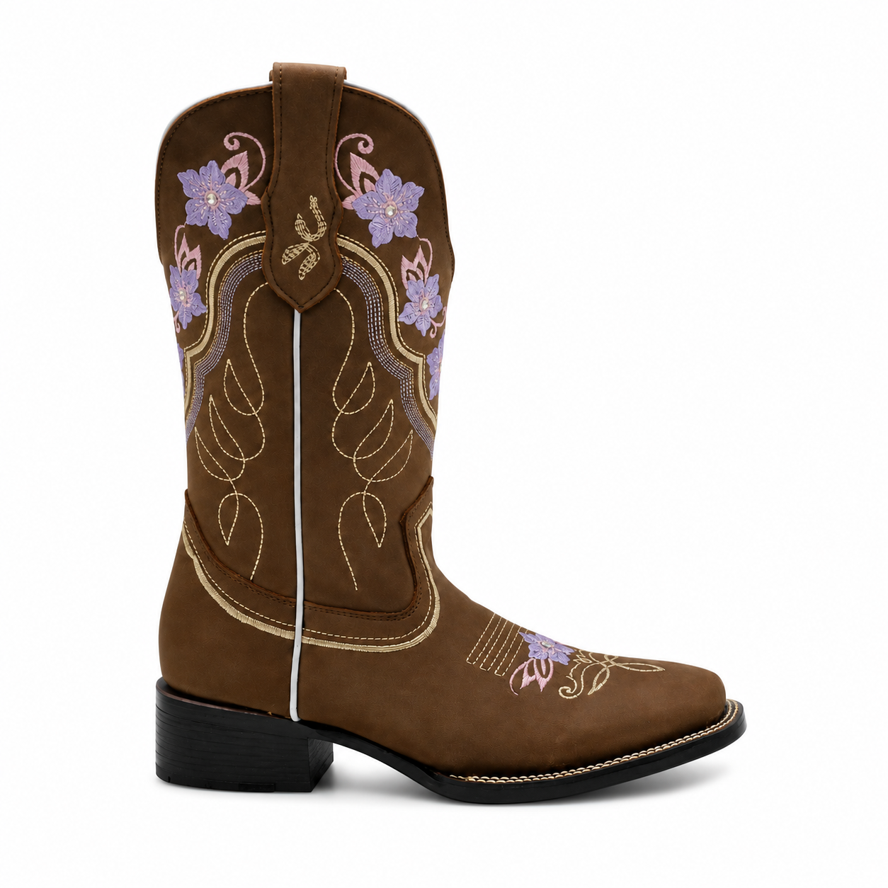 Botas de Cuero Rodeo Café para Mujer JB-JAZMIN
