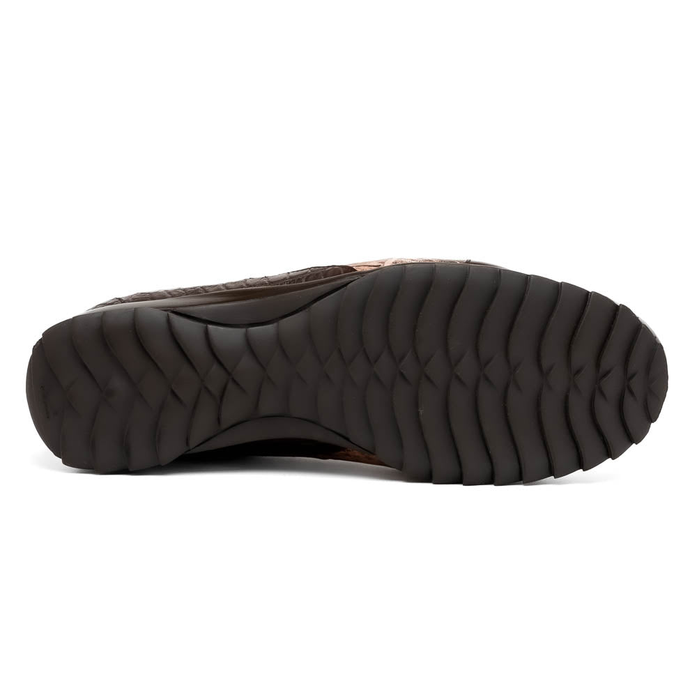 Marco Di Milano Cairo Alligator Sneakers Brown / Orix
