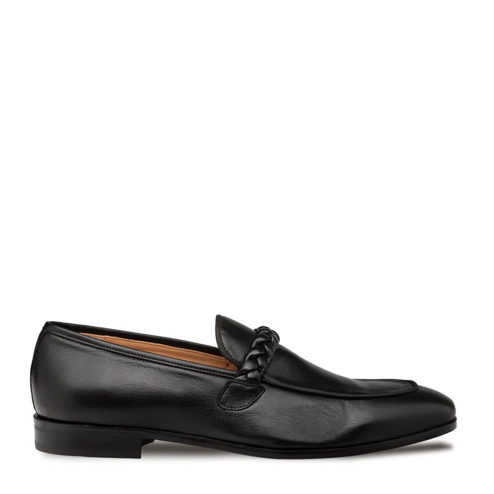 Parole Penny Loafer Calfskin Black by Mezlan