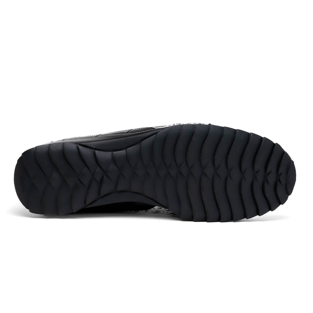 Marco Di Milano Cairo Alligator Sneakers Black/White