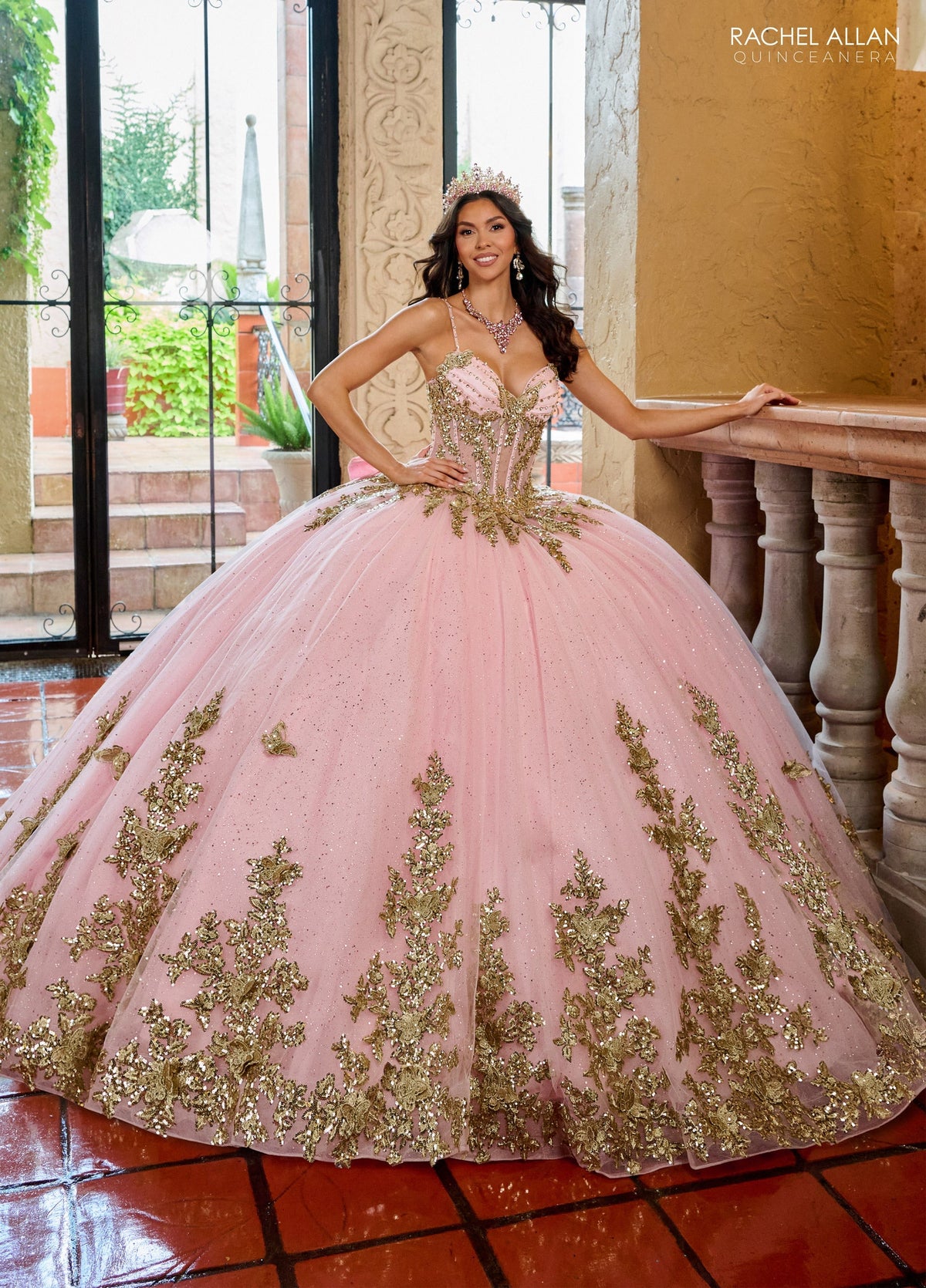 Rachel Allan RQ1158 Sleeveless Quinceanera Dress