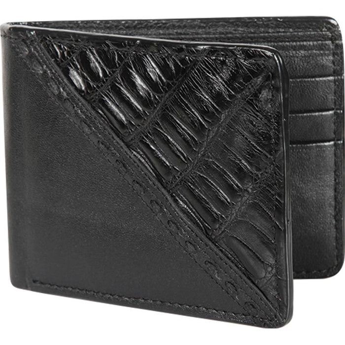Cartera Caiman Embroidered Leather Bag