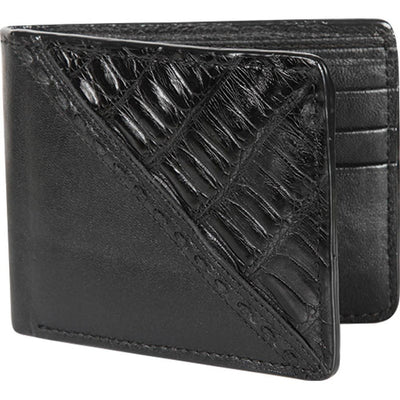 Cartera Caiman Embroidered Leather Bag