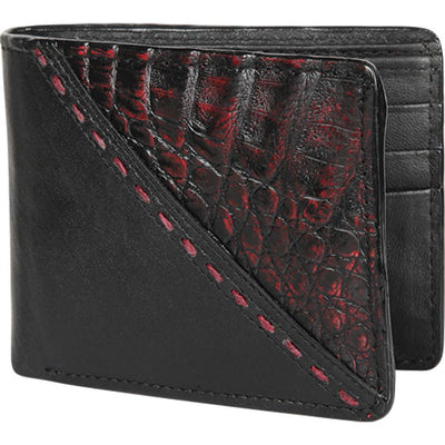 Cartera Caiman Embroidered Leather Bag