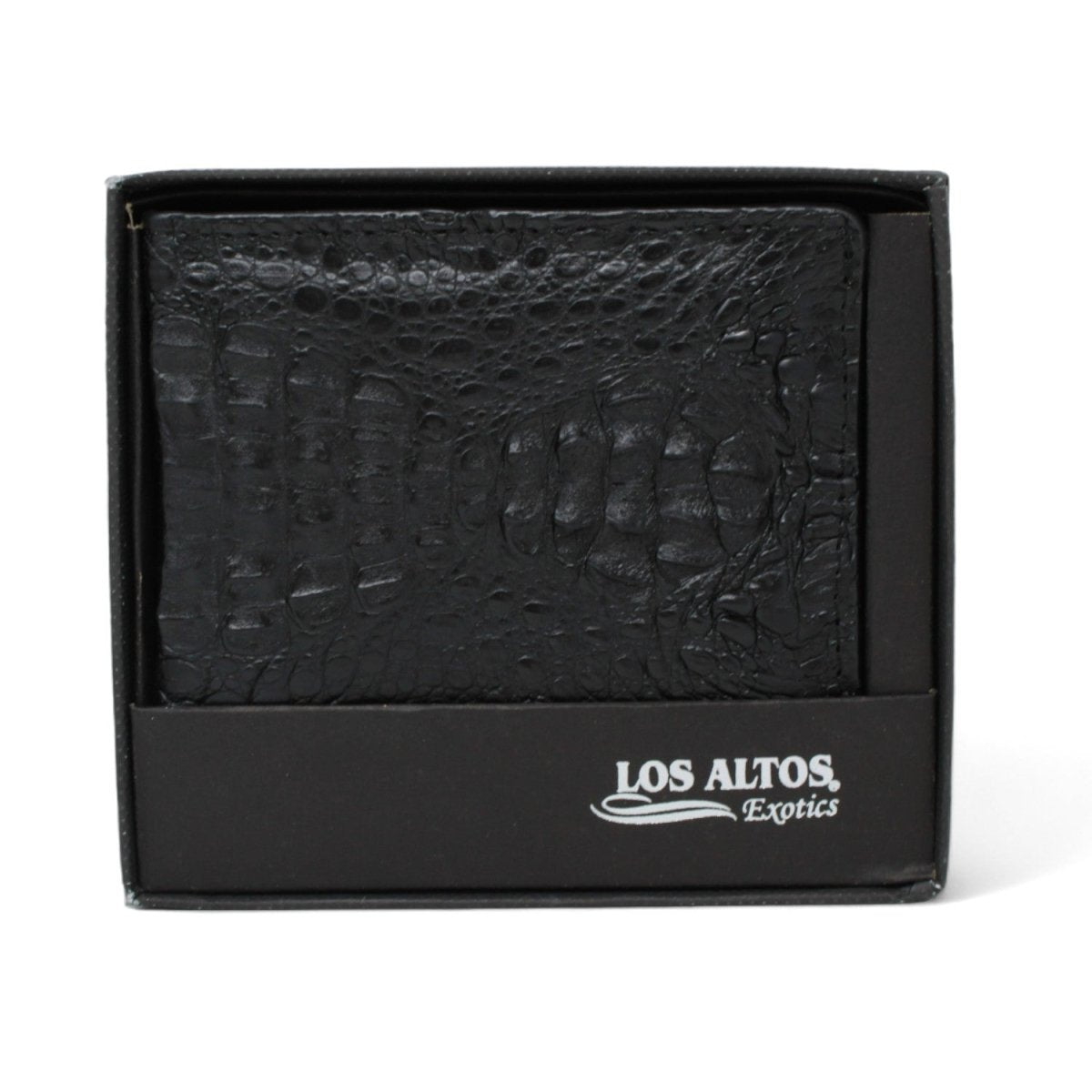 Cartera Caimán Negro CA10205 - Piel Original
