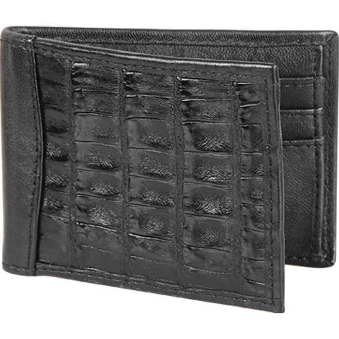 Cartera Caimán Negro - Piel de Lujo