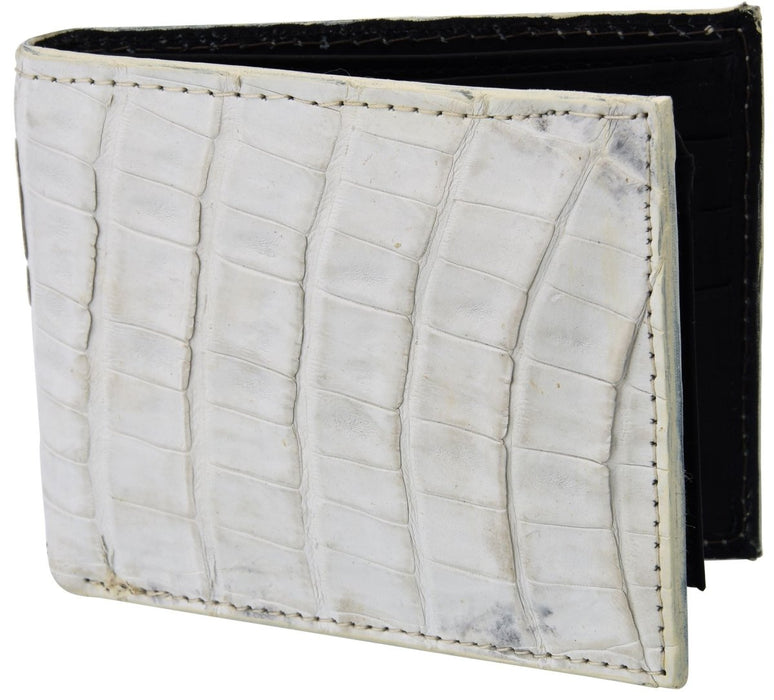 Cartera de Cocodrilo Original Hueso
