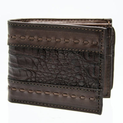 Cartera Tejida de Cocodrilo CafΓ© Original