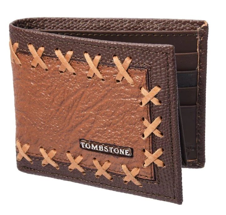 Cartera de Cuero Original Tejida Cafe con Miel