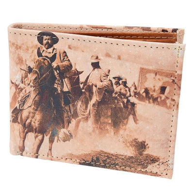 Cartera de Piel con ImpresiΓ³n Pancho Villa