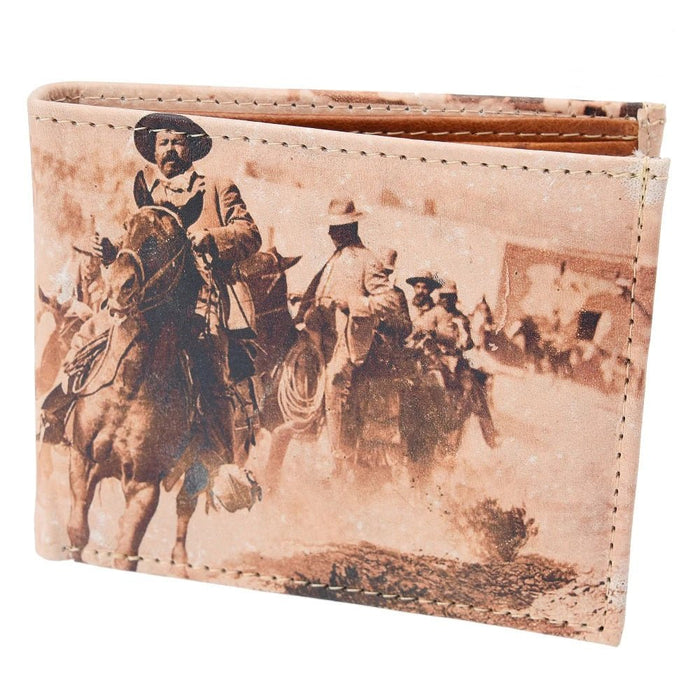 Cartera de Piel con Impresión Pancho Villa