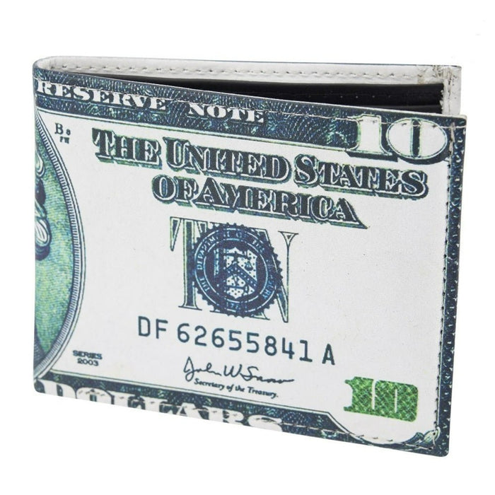 Cartera de Piel with 500 Pesos Print