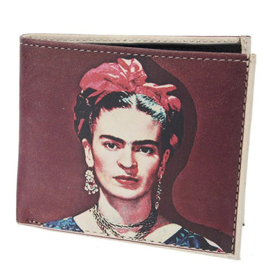 Cartera de Piel con ImpresiΓ³n de Billete