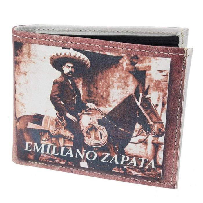 Cartera de Piel Impresa Billete 500 MXN