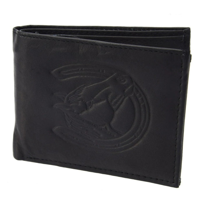 Cartera de Piel con Grabado Mexicano