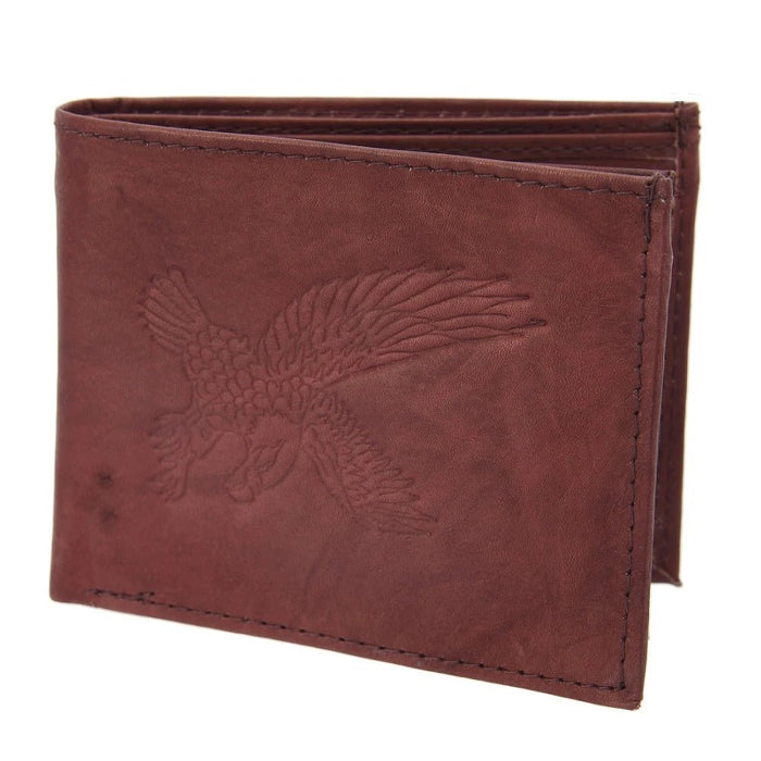 Cartera de Piel en Cognac Hecha en México