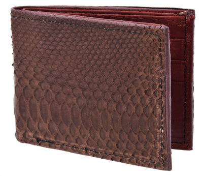 Cartera de Piton Original Color Cafe - White Diamonds Boots