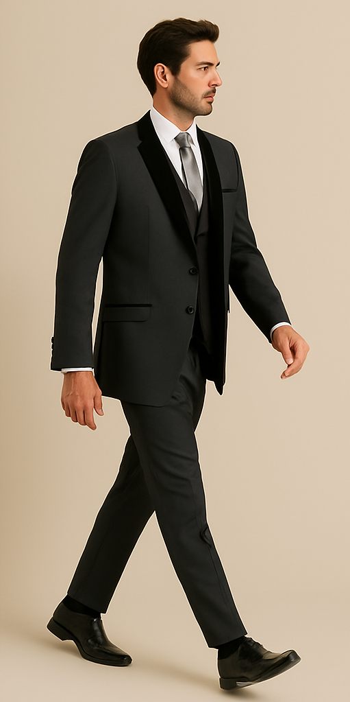 charcoal-grey-tuxedo-with-black-velvet-lapel-vested-wedding-suit-gray-tux-for-groom