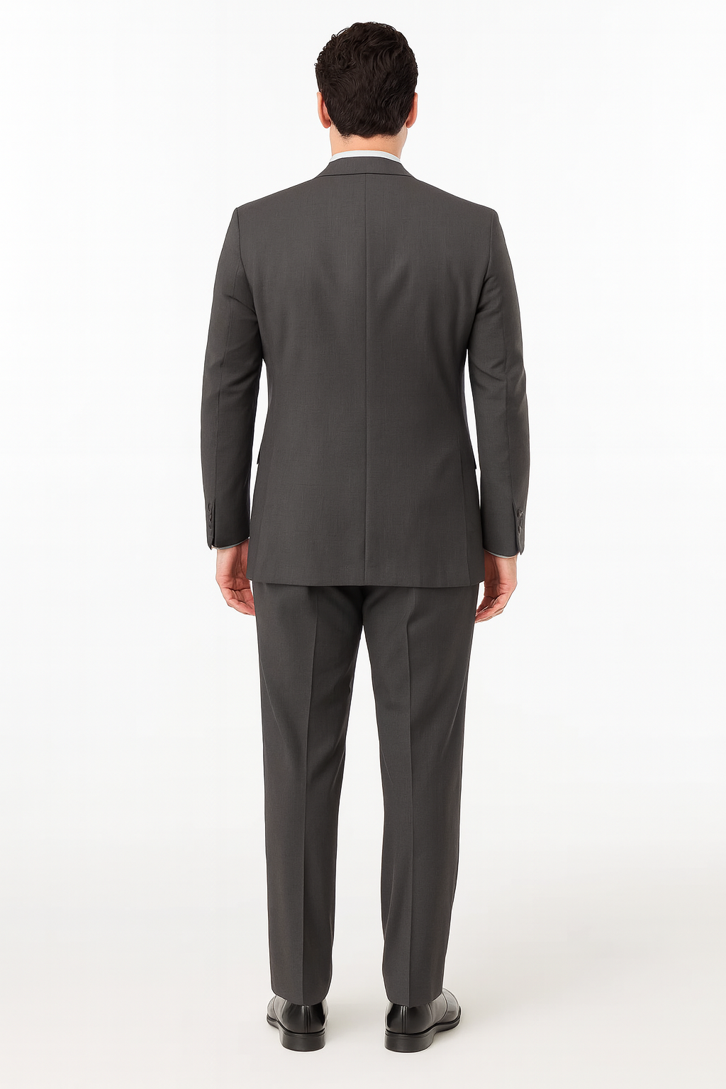 Cheap Plus Size Suits For Men - Big and Tall Suit For Big Guys Dark Gray