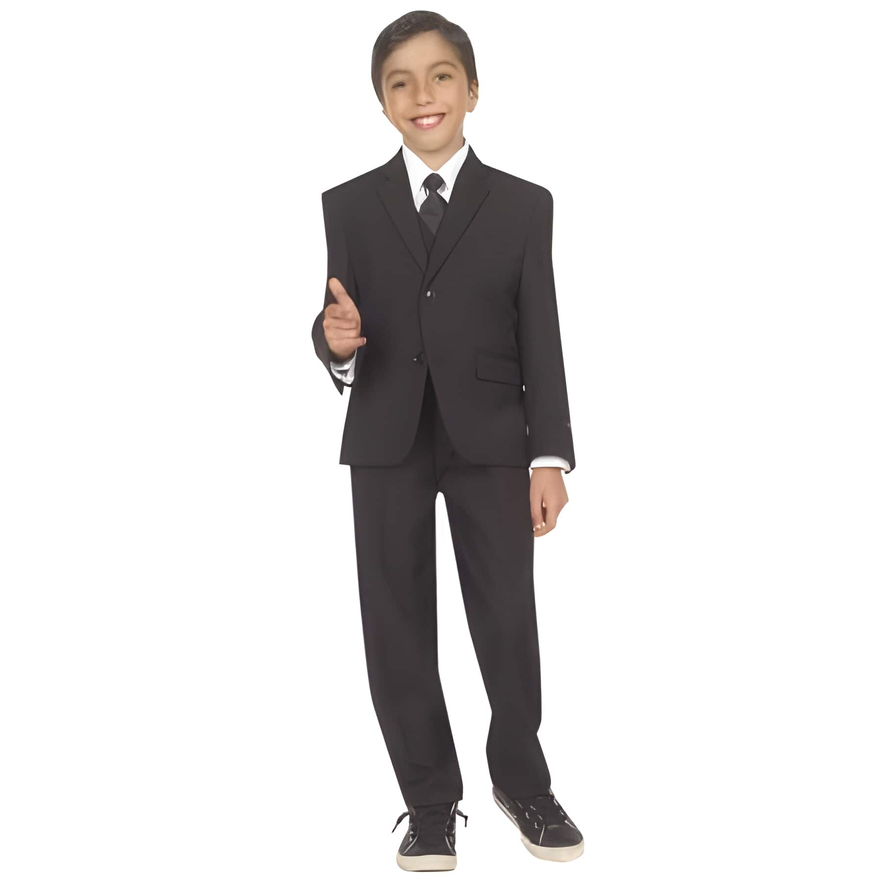 Children Kids Boys Five Piece Toddler Suits for Weddings With Vest,Shirt And Tie Dark