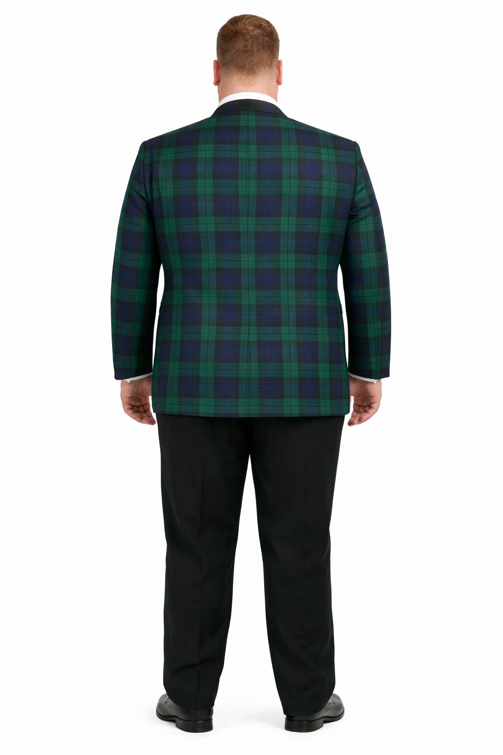Christmas Tartan Plaid Sport Jacket for Big Men
