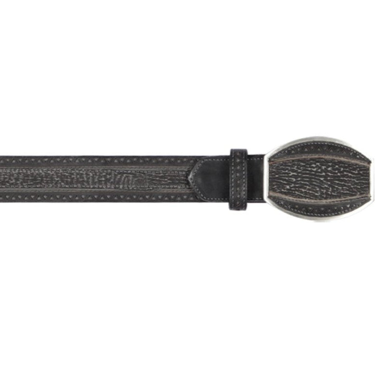 Cinto Corte Laser de Tiburon Original Color Negro - Los Altos Boots