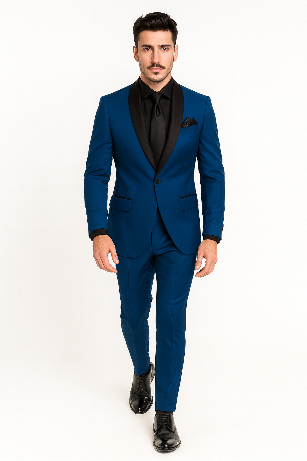 Cobalt Blue Tuxedo Suit