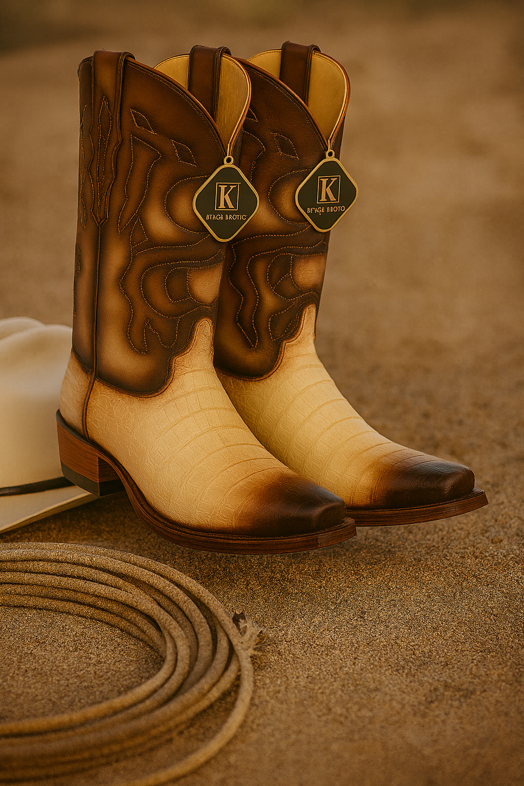 Caiman Belly Snip Toe Boots by King Exotic