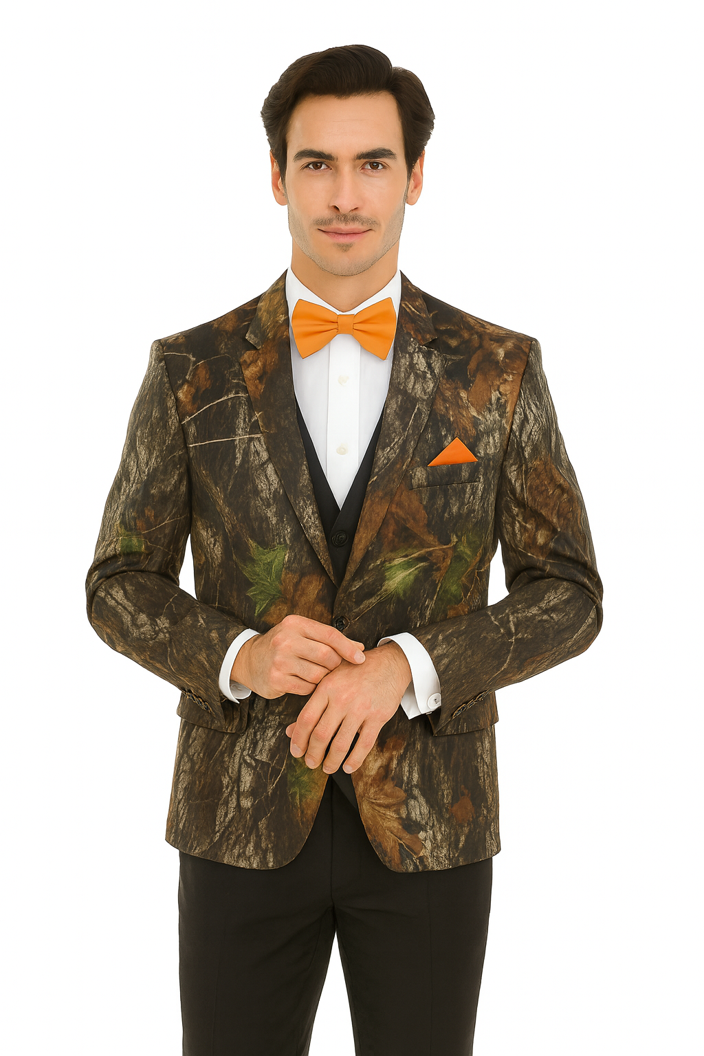 Green & Brown Cowboy Western Tuxedo Suit