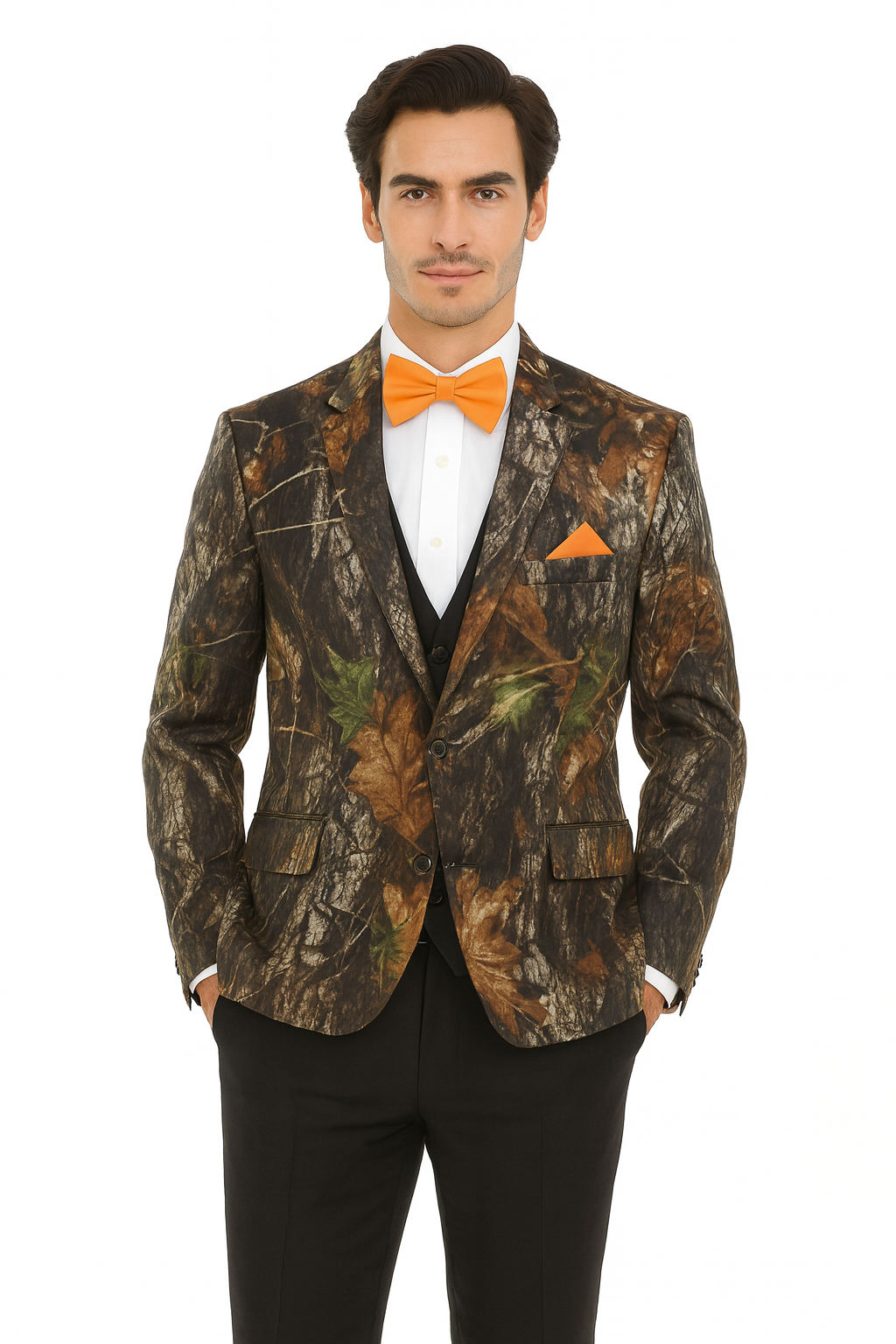Green & Brown Cowboy Western Tuxedo Suit