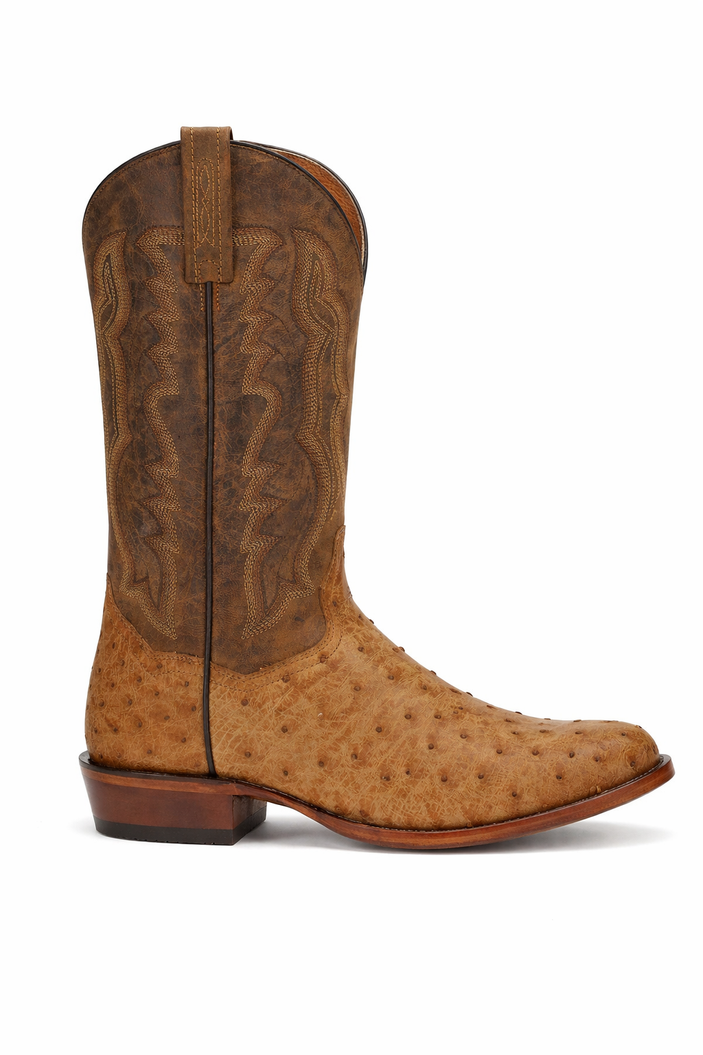 Dan Post Gehrig Saddle Ostrich Western Boots