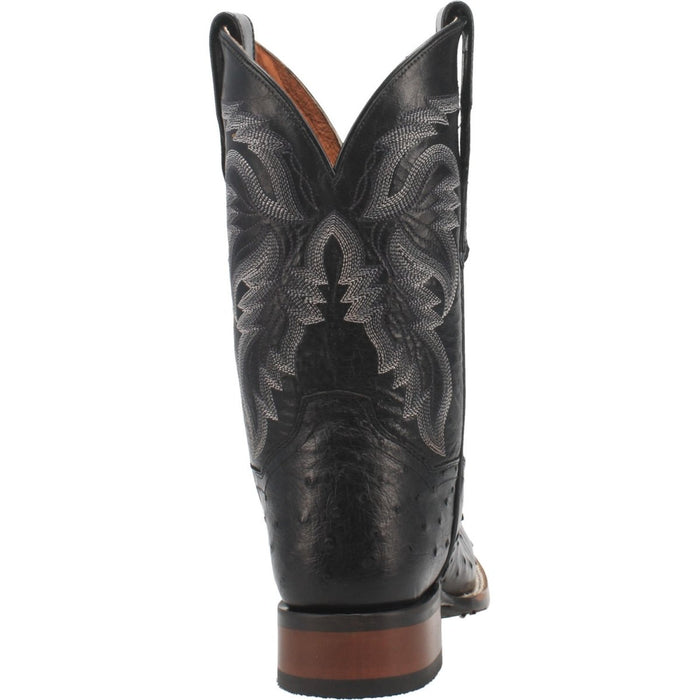 Dan Post Alamosa Full Quill Ostrich Boots Tan