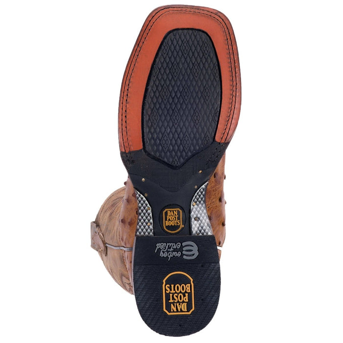 Dan Post Alamosa Full Quill Ostrich Boots - Sand