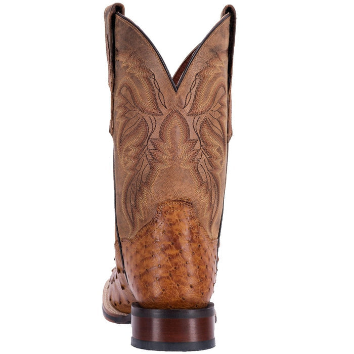 Dan Post Alamosa Full Quill Ostrich Boots - Sand