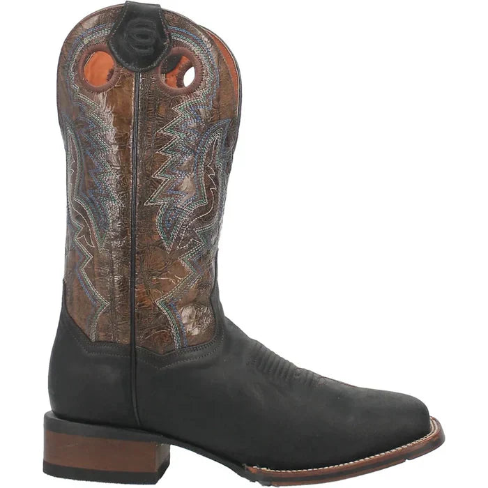 Dan Post Men's Deuce Square Toe Black Boots