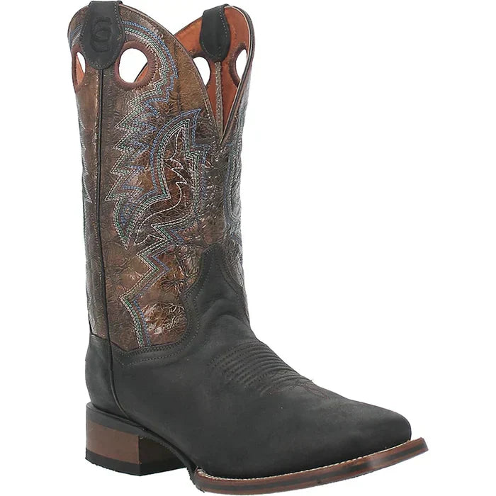 Dan Post Men's Deuce Square Toe Black Boots