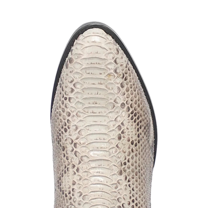 Manning Python Snakeskin Round Toe Cowboy Boots