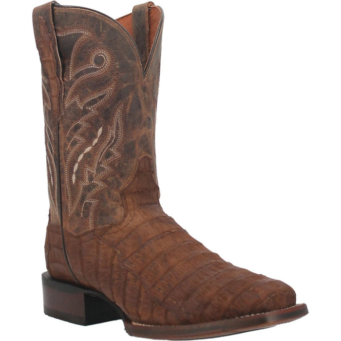 Dan Post Bayou Caiman Square Toe Boots - Brass