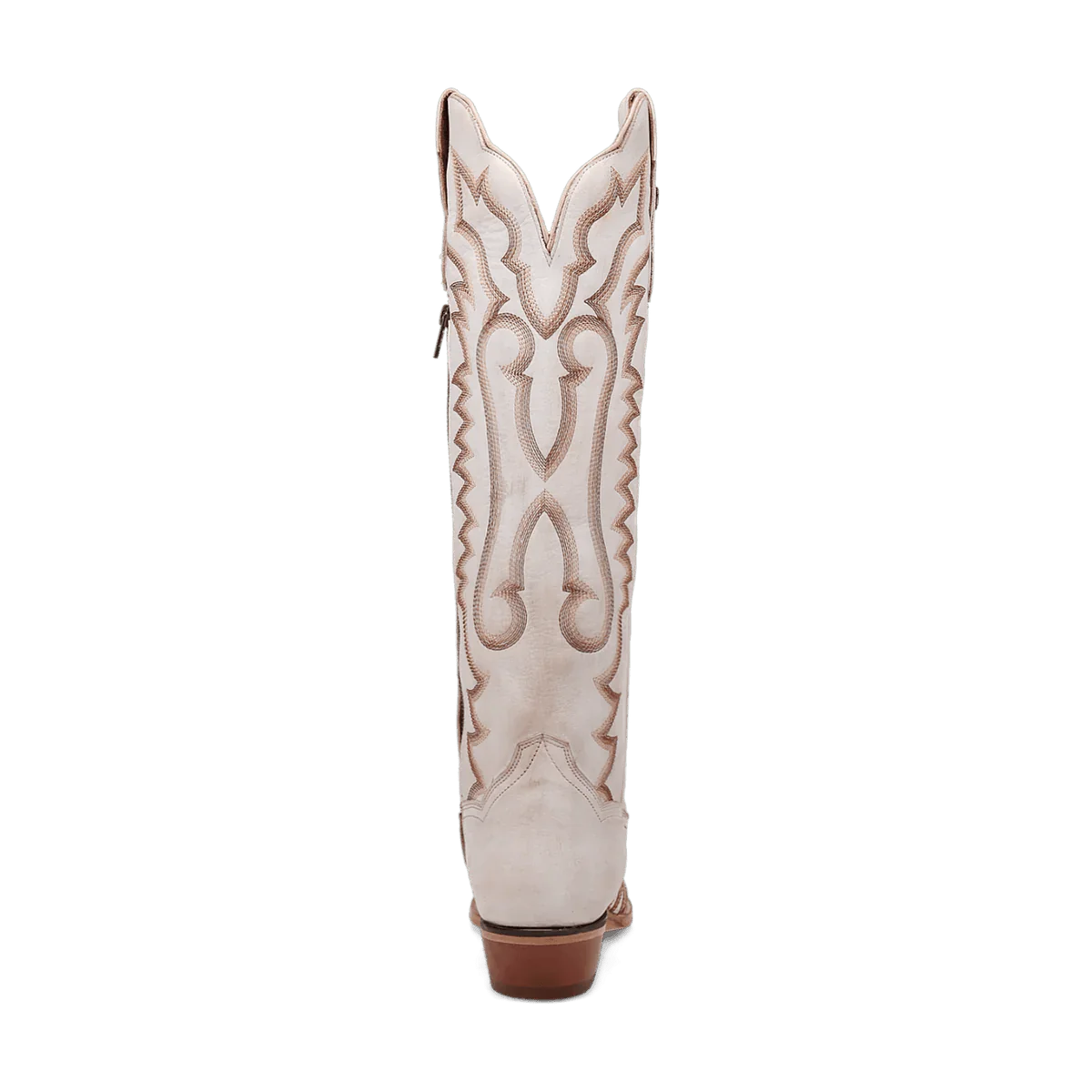 Dan Post Josie Snip Toe White Tall Boots