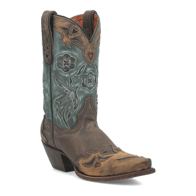 Dan Post Vintage Bluebird Snip Toe Boots Chocolate