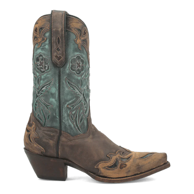 Dan Post Vintage Bluebird Snip Toe Boots Chocolate