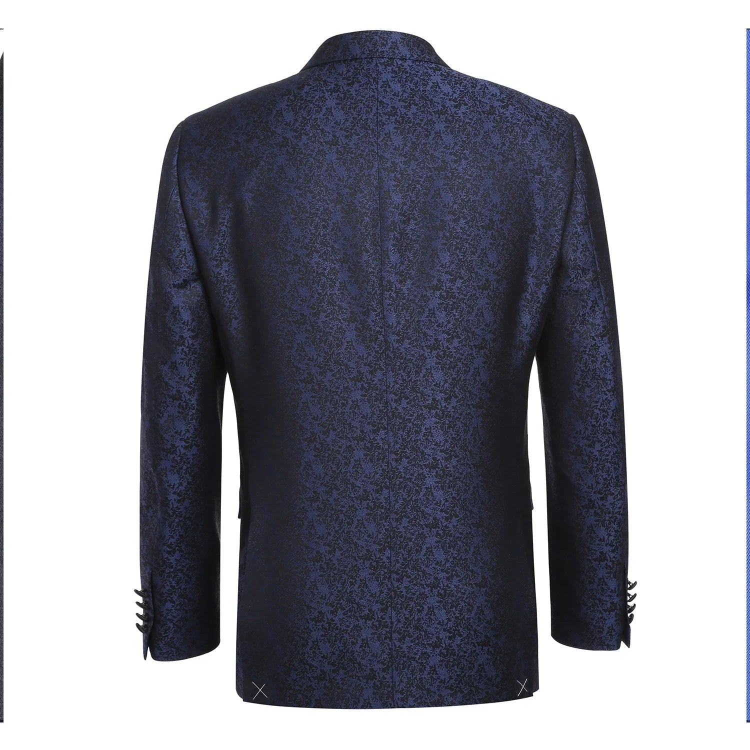 Men's Slim Fit Dark Blue Tuxedo Blazer