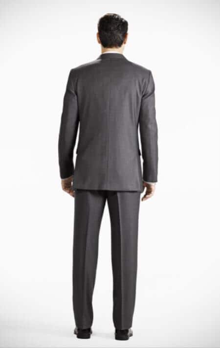 Beautiful Pinstripes Elegant Notch Collared Three buttons Light Grey Taylor Made Boy Suit