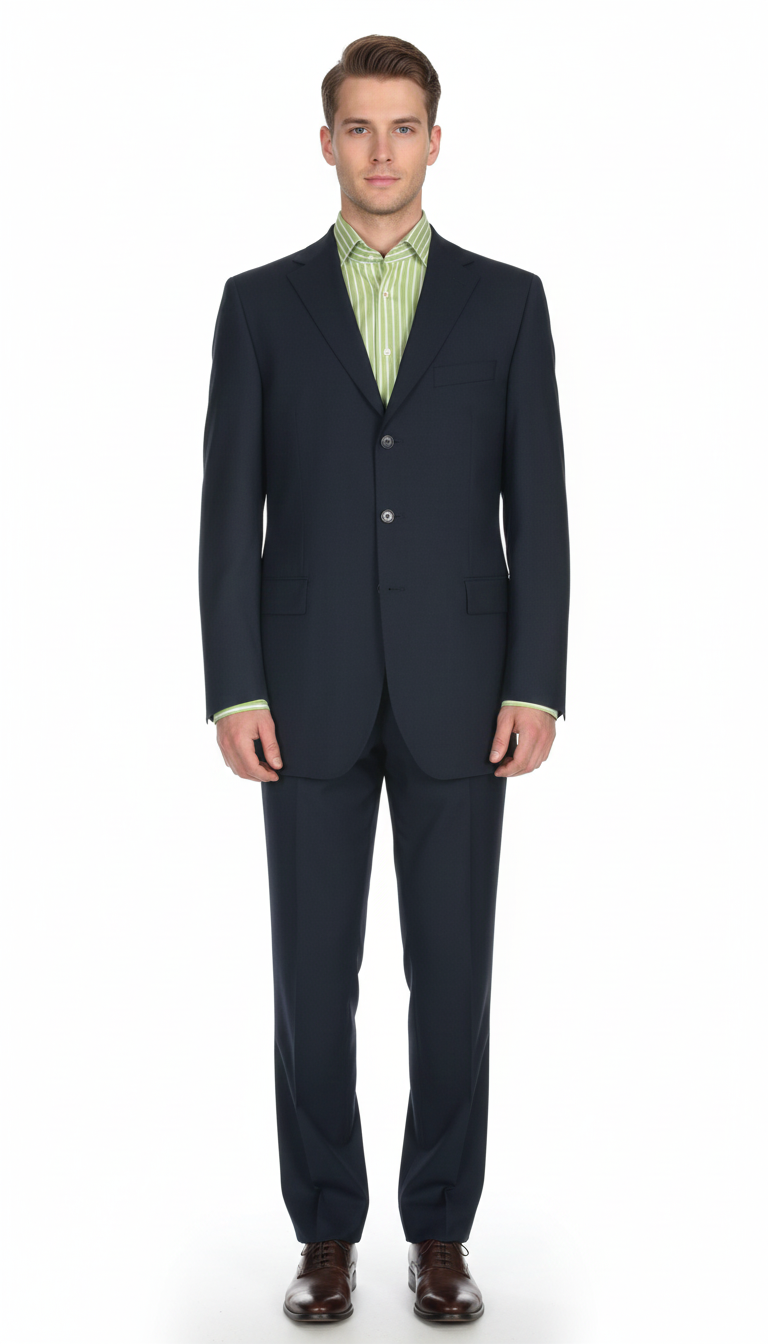 Mix and Match Suits Solid Dark Navy Blue Suit For Men Quality Suit Separates, Total Comfort Any Size Jacket&Any Size Pants