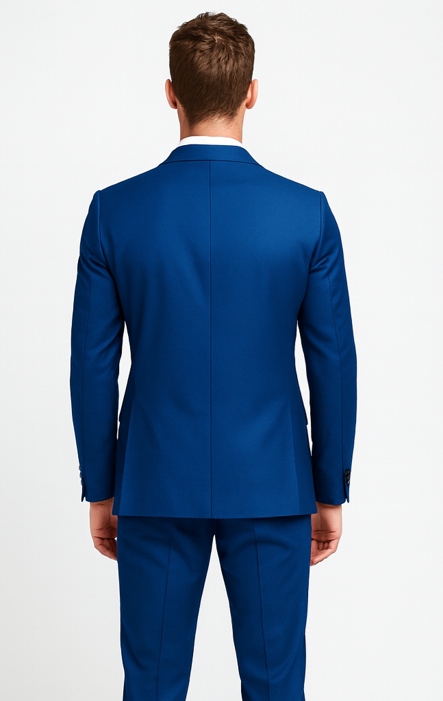 Dark Royal Blue ~ Bright Blue Indigo ~ Cobalt Blue 2 Button 3 Pieces Vested Suits