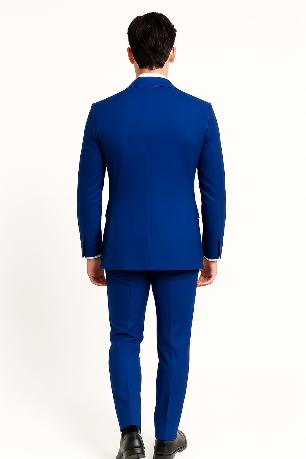 Double Breasted Blazer with Gold Buttons - Navy Blue Sport Coat